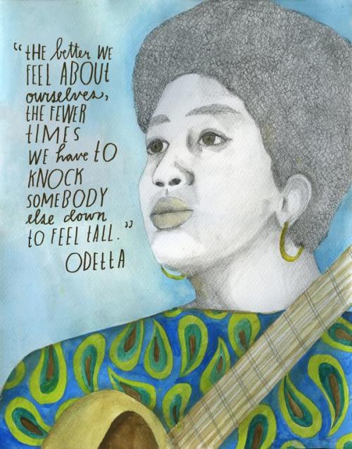 blackourstory:blackchildrensbooksandauthors:Born on this day… December 31, 1930 Odetta Fe