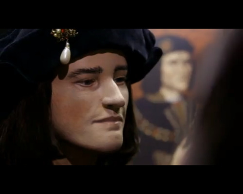 mediumaevum:First images of Richard III reconstruction(poor quality, mind you - livestream printscre