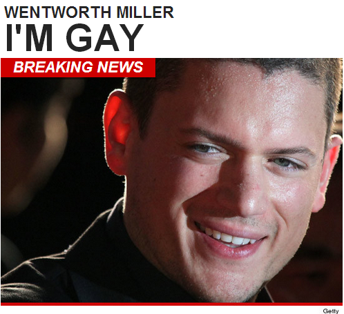 tmz:  “Prison Break” star Wentworth Miller comes out as 41 … and as gay![Story] 