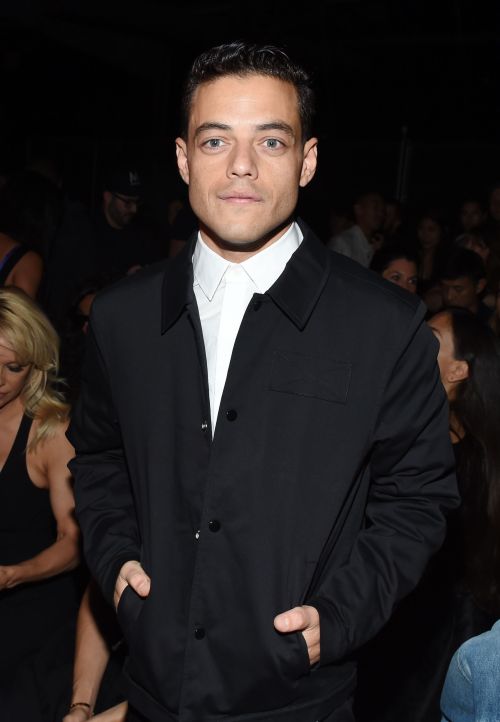 celebritiesofcolor:Rami Malek attends the Alexander Wang show during New York Fashion Week at St. Ba