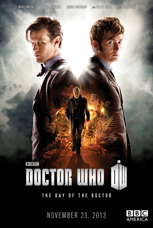 doctorwho: The is the poster art for the Doctor Who 50th Anniversary Special. Doctor Who: The Day of