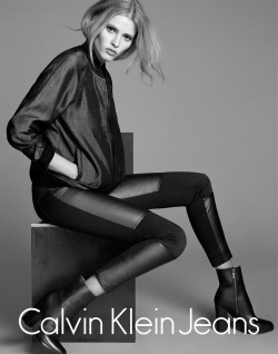 senyahearts:  Lara Stone for Calvin Klein