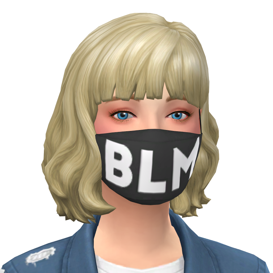 Sims 4 CC Mouth Mask