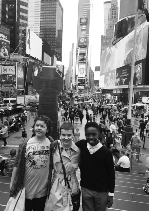 Three Cool Kids In NYC 2016 from Stranger Things 3 World Tour Episode 1 www.youtube.com/watc