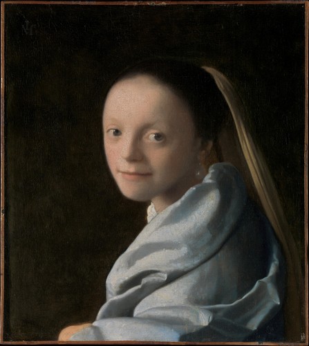 Study of a Young Woman, Johannes Vermeer, ca. 1665–67, European PaintingsGift of Mr. and Mrs. 