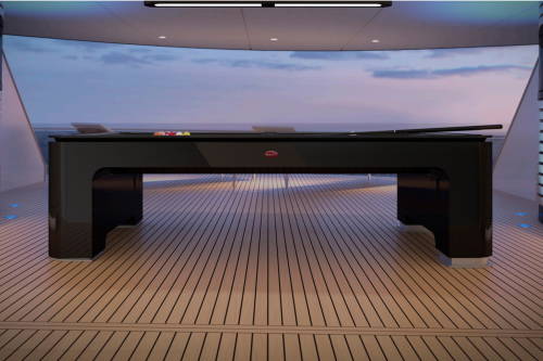  Bugatti x IXO (Iconic Xtrem Objects) Carbon Fiber Pool Table!