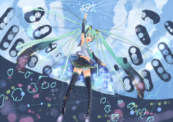 rough_Miku_fanart by PenName-Kazeno 