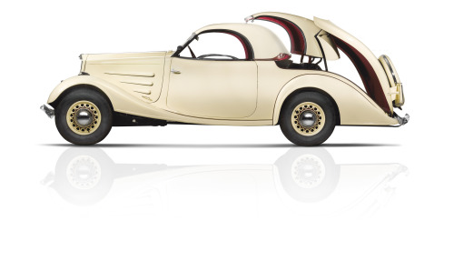 coolerthanbefore:  1935 Peugeot 402 Eclipse & Peugeot 401 Eclipse, the first ever hardtop convertibles. 