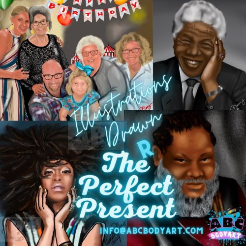 Illustrations drawn for your loved one, or of your favorite celebrities are the perfect gift. I can 