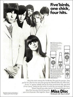 The Yardbirds / Miss Disc ad. 1966