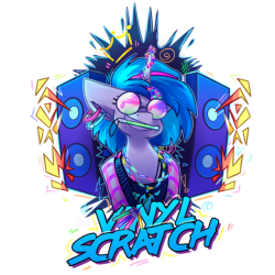 dysfunctionalequestria:Rave Queen - Vinyl