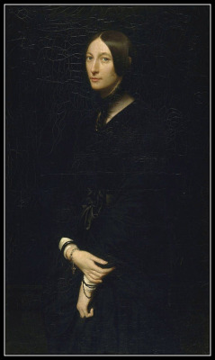 adhemarpo: Victor Mottez - Portrait de Julie Mottez (1842) 