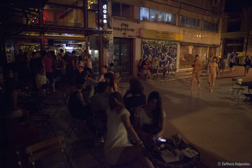 urbannudism:  Naked in the center of Thessaloniki 12/7/2013 https://vimeo.com/74696604 photo by Eleftheria Kalpenidou 