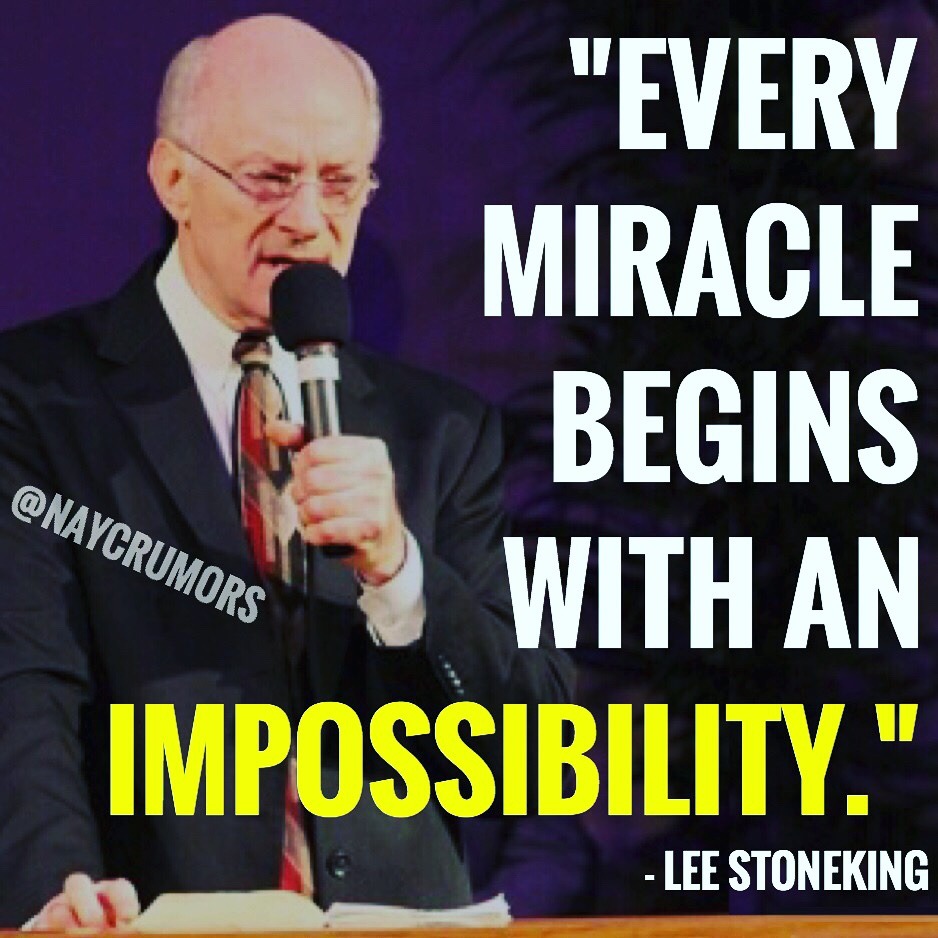 Every miracle begins with an impossibility.”