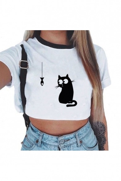 lazyyou-u:Trendy Printed T-shirts { ON SALE }Cat >> CatGarden >> For youRose are red >