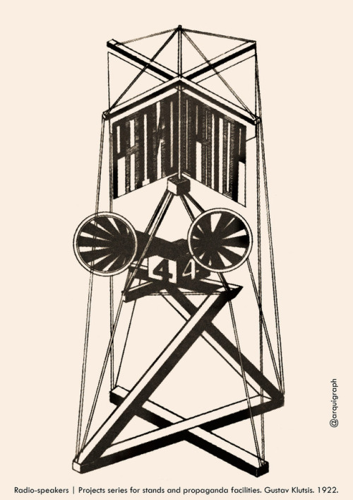 PrototypeGustav Klutsis. Projects series for stands and propaganda facilities. 1922Constructivism fl