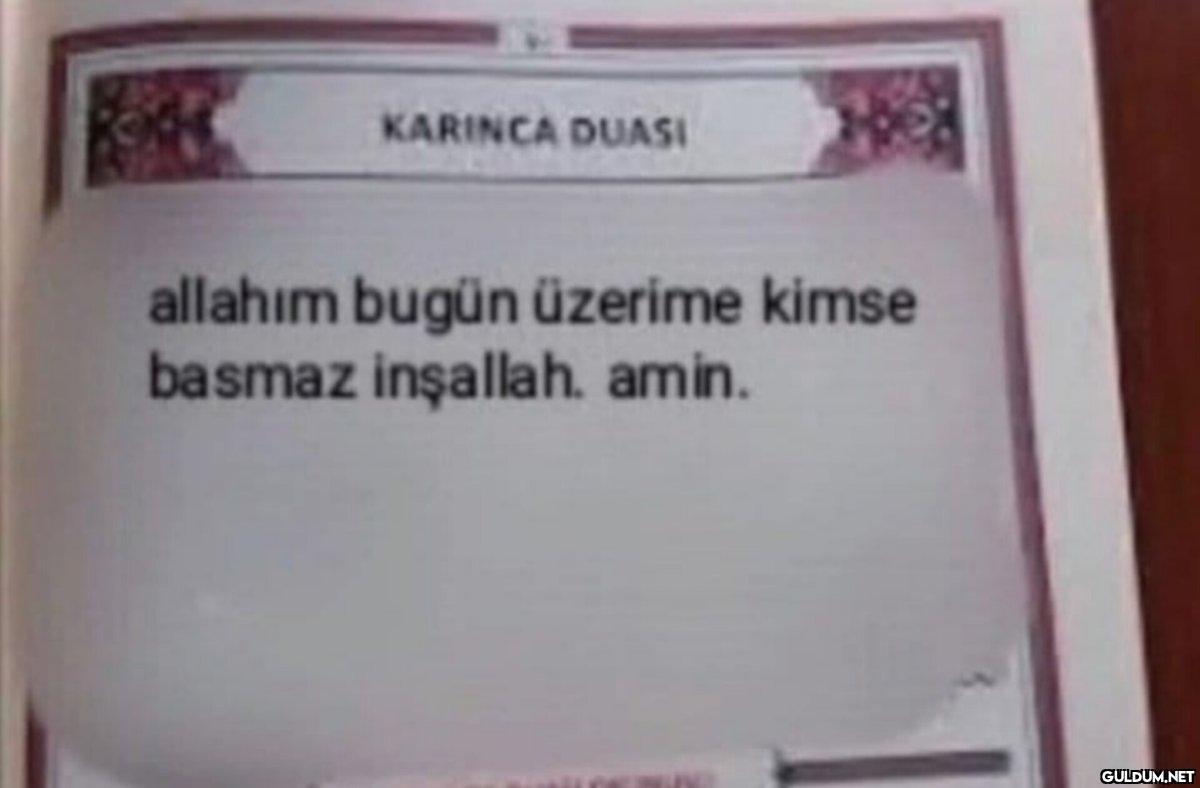 573-) Karınca duası...