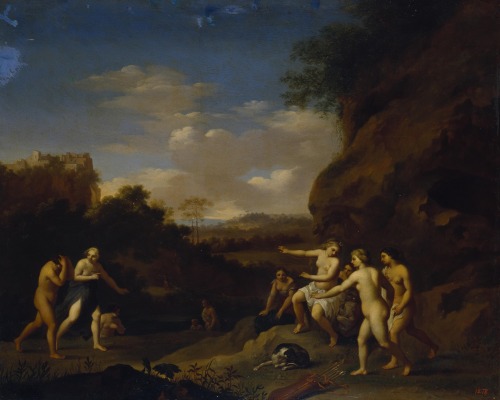 Landscape with Diana and Nymphs by Cornelis van Poelenburgh (17th Century)