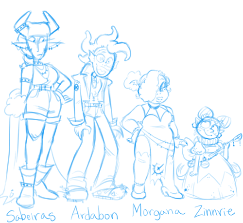 drawing the gang, will i do this again? idk(mild spice below)she’s the shortest in the group and WIL