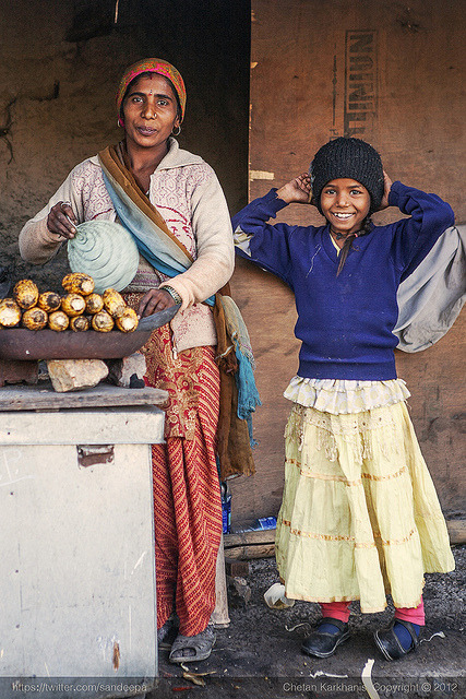 sandeepachetan:  Happy Mothers Day!  Meet the charming Brehambatti and her daughter