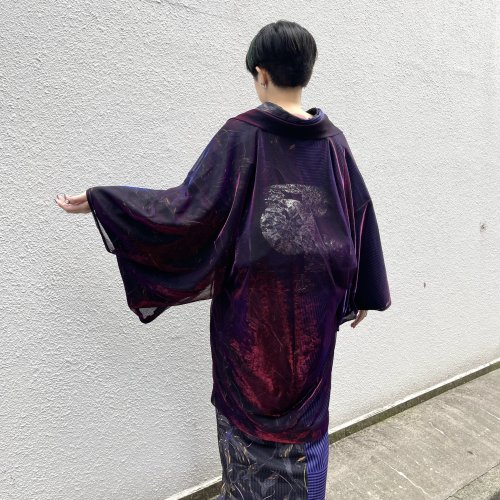 tanuki-kimono: Aurora effect for those mesmerizing sheer haori by RumiRock. I am in love with the pi