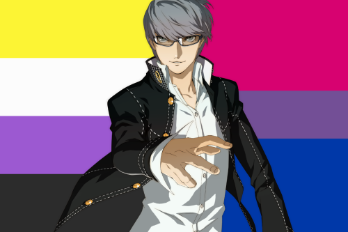 Yu Narukami from Persona 4 is nonbinary and bisexual!