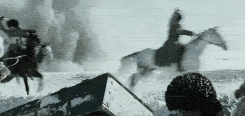 tacerror:Kolchak’s cavalry charging a Bolshevik defensive position; from the TV series Admiral