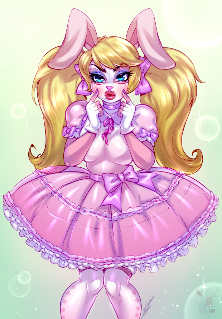 audiovideomeow:commission for rael bunny! i had fun with this one again. i should