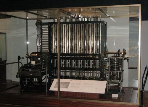 Charles Babbage’s Difference Engine (circa 1842),An early mechanical computer invented by Char