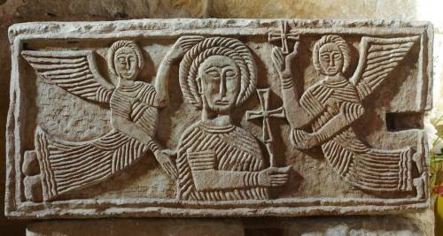 centuriespast: PRE-ROMANESQUE SCULPTOR, VisigothicInterior slab8th centuryStoneSanta Maria, Quintani