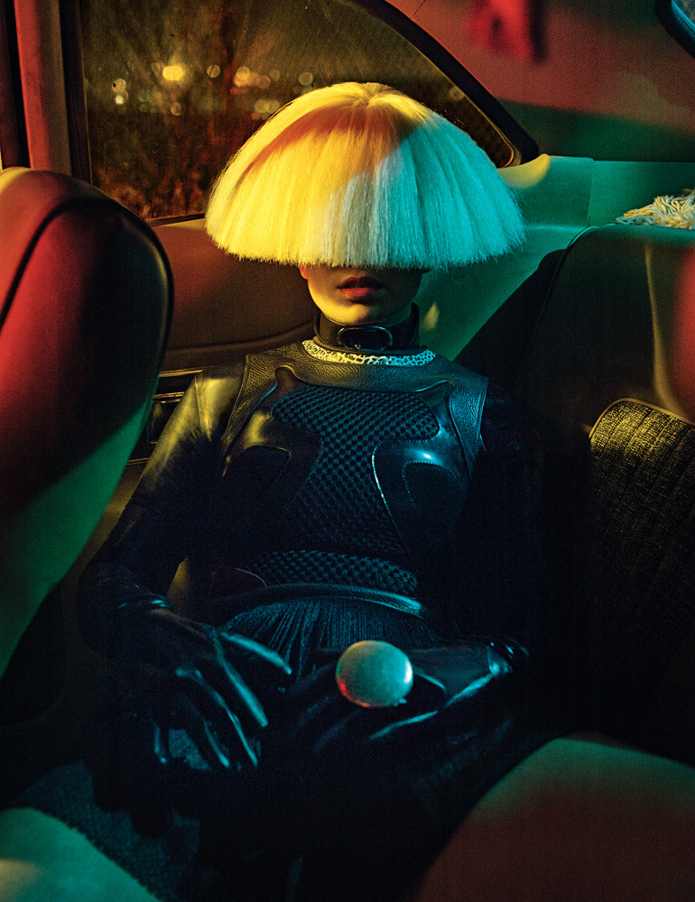 edenliaothewomb:Sia Fuler, photographed by Gregory Harris for INTERVIEW, April 2015.