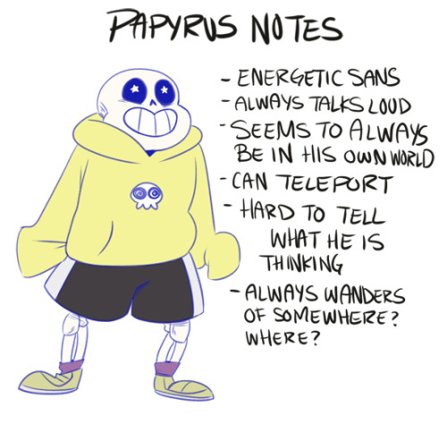 tomorobo-illust: Papyrus wakes up to a commotion and finds that his brother is split into six. Each