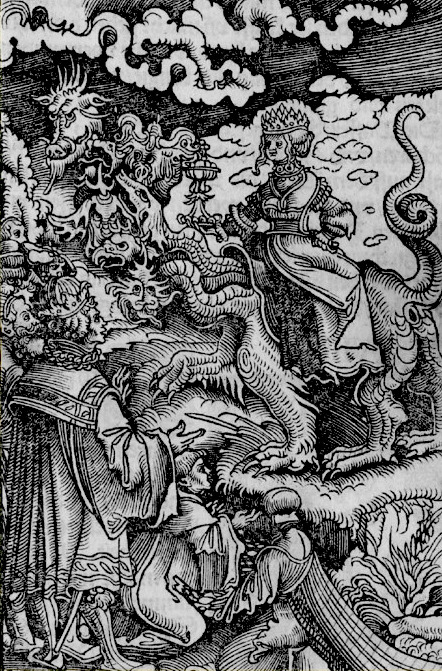 deathandmysticism:  The Beast &amp; the Whore of Babylon, New Testament, ca.