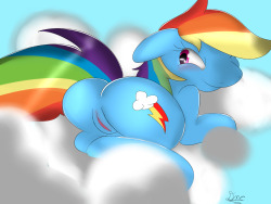 coldstorm-the-sly:  Rainbow booty….enough said  Unf~ Dat Dashieplot~! owo