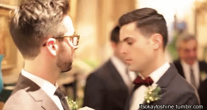 itsokaytoshine:  Special behind the scenes clip of Billy and Pat’s wedding! Video here!