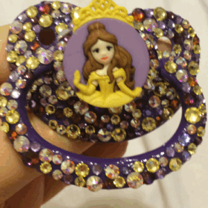 princess-muffinette:  dollbabyxoxo:  babypinkprincess:  Belle’s paci is so beautiful 😍  Omg this was made for me! Belle is my #1!   !!!! I WANT