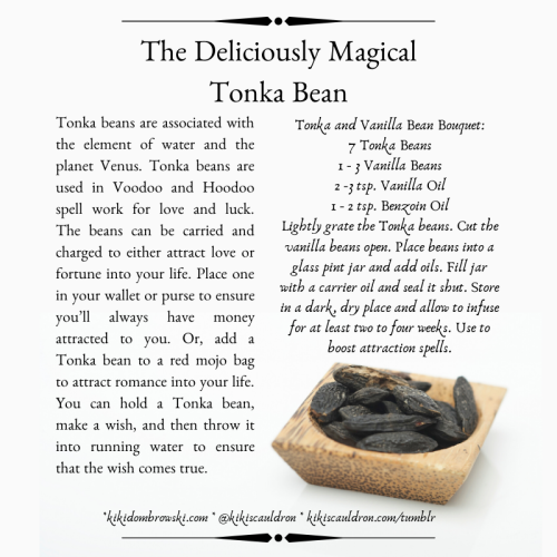 I am obsessed with Tonka beans! If you’d like to read a little more about Tonka Beans you can visit 