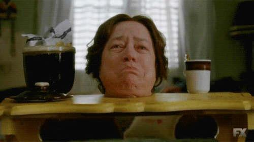 bricesander:  Realizing there’s not a new episode of ‘AHS: Coven’ until 2014. 