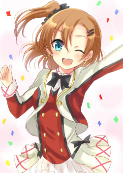 zan66:  kousaka honoka (love live! school idol project) drawn by harimoji - Danbooru