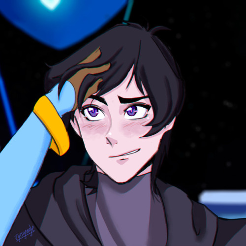 eggsyeagle:Keith Poke/touch time :D The real shiro came back 