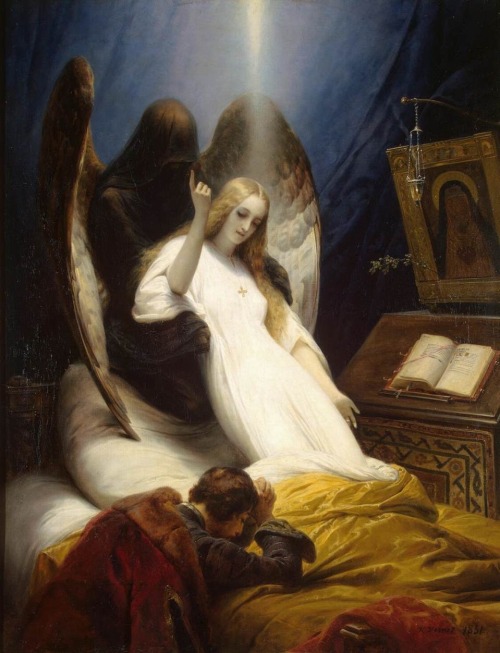 coriesu:Angel of Death Horace Vernet, 1851