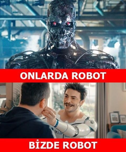 ONLARDA ROBOT
BIZDE ROBOT