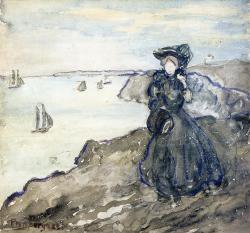 labellefilleart:Grey Day, Maurice Prendergast