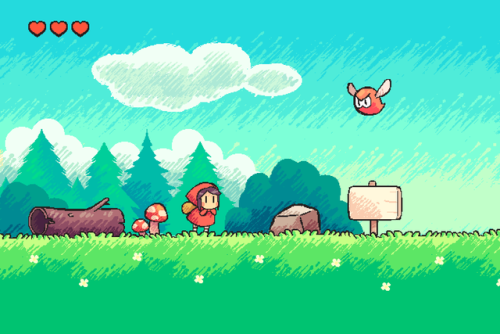 I made a mockup of a fake game with Yoshi&rsquo;s Island style.