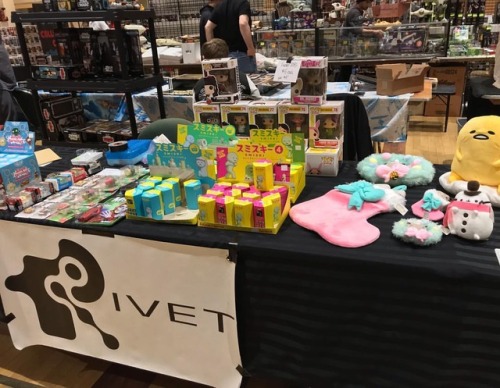 Rivet is set up at TOYPALOOZA in Pittsburgh today until 3pm. Located at the Circuit Center Ballroom.