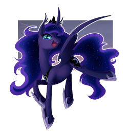 mlpfim-fanart:  Princess of the Night by