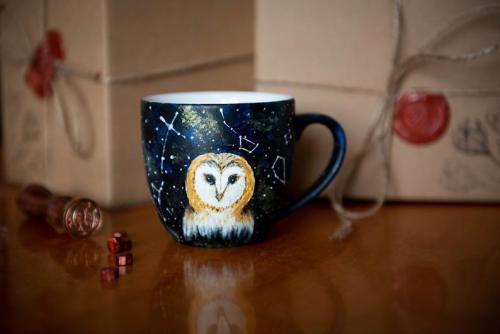 snootyfoxfashion:Hand-painted Celestial Animal Mugs from SzafranMugsx / x / x / x / xx / x / x / x /