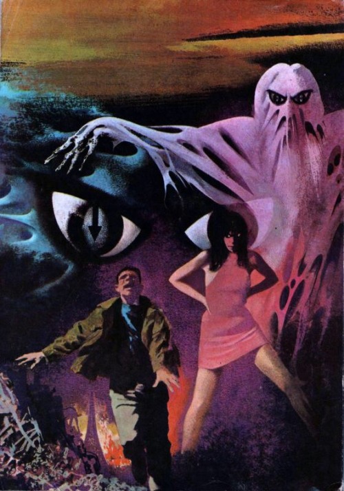 Karel Thole cover art for Italian pulp magazine, Wampus. 1969.