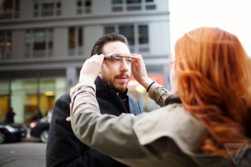 thisistheverge:  I used Google Glass: the future, with monthly updates The frosted-glass doors on the 11th floor of Google’s NYC headquarters part and a woman steps forward to greet me. This is an otherwise normal specimen of humanity. Normal height,