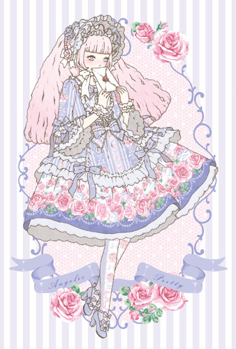 glittertomb:  Kira Imai designs for Angelic Pretty 